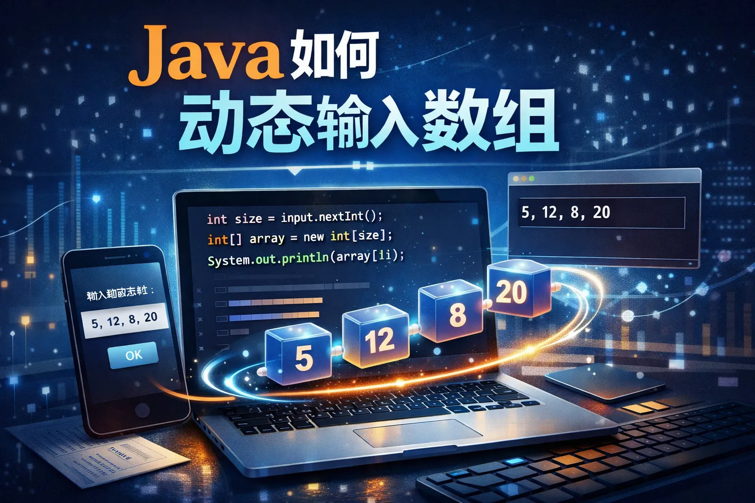 java你如何动态输入数组