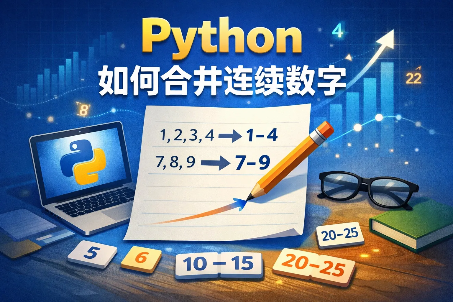 python如何合并连续数字