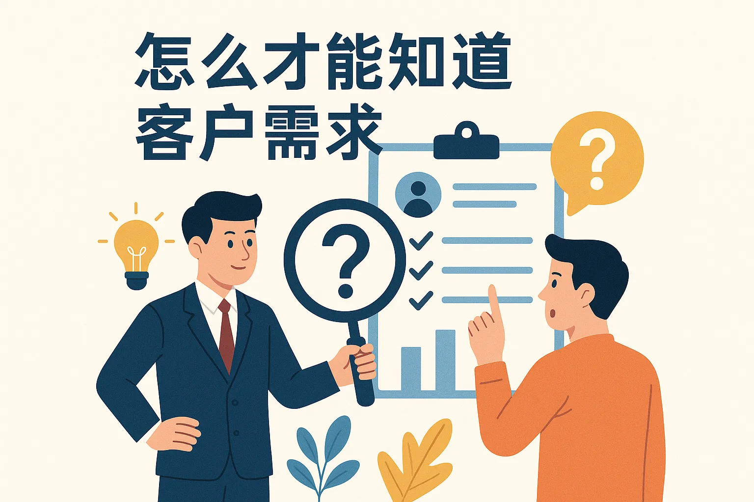 怎么才能知道客户需求