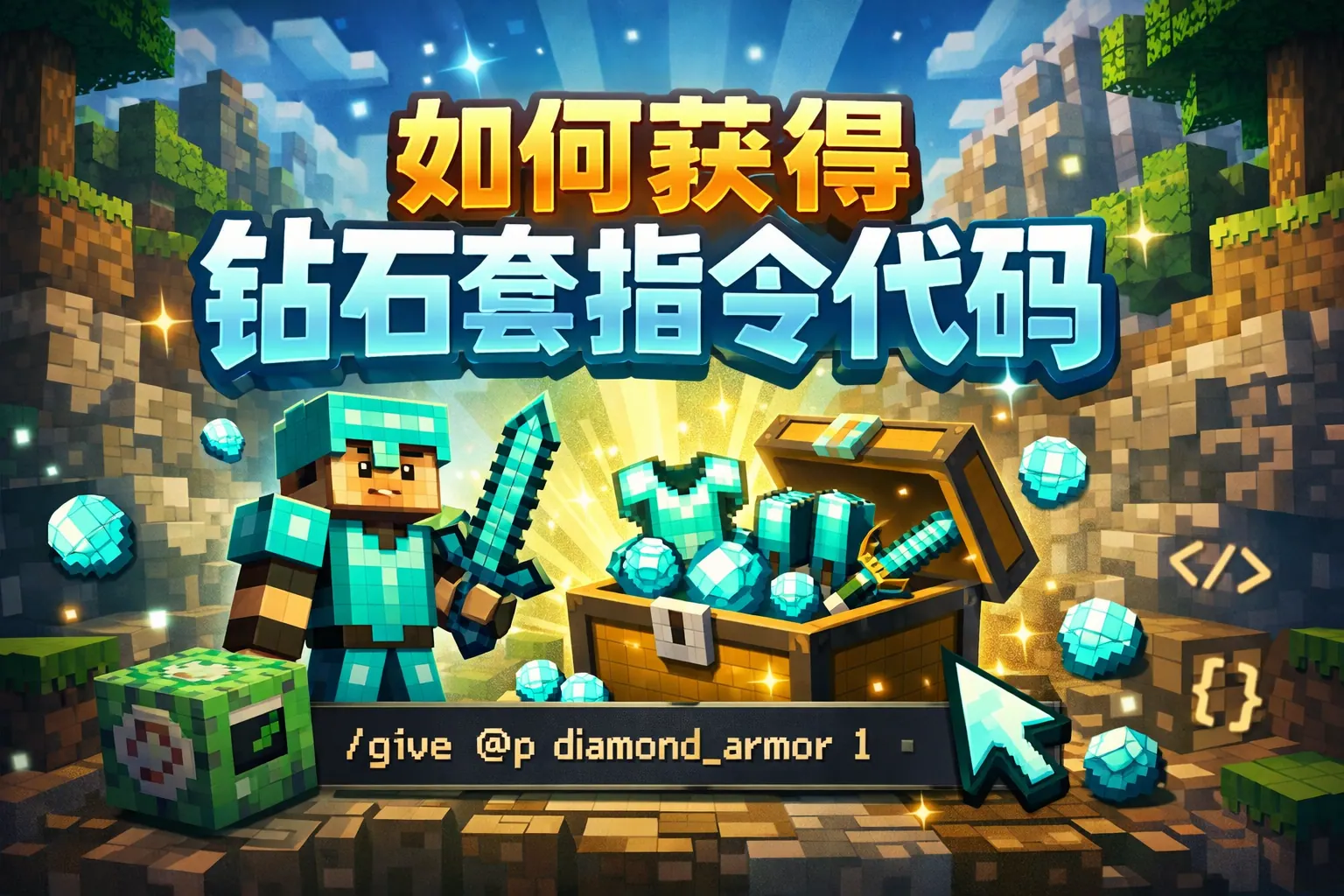 如何获得钻石套指令代码