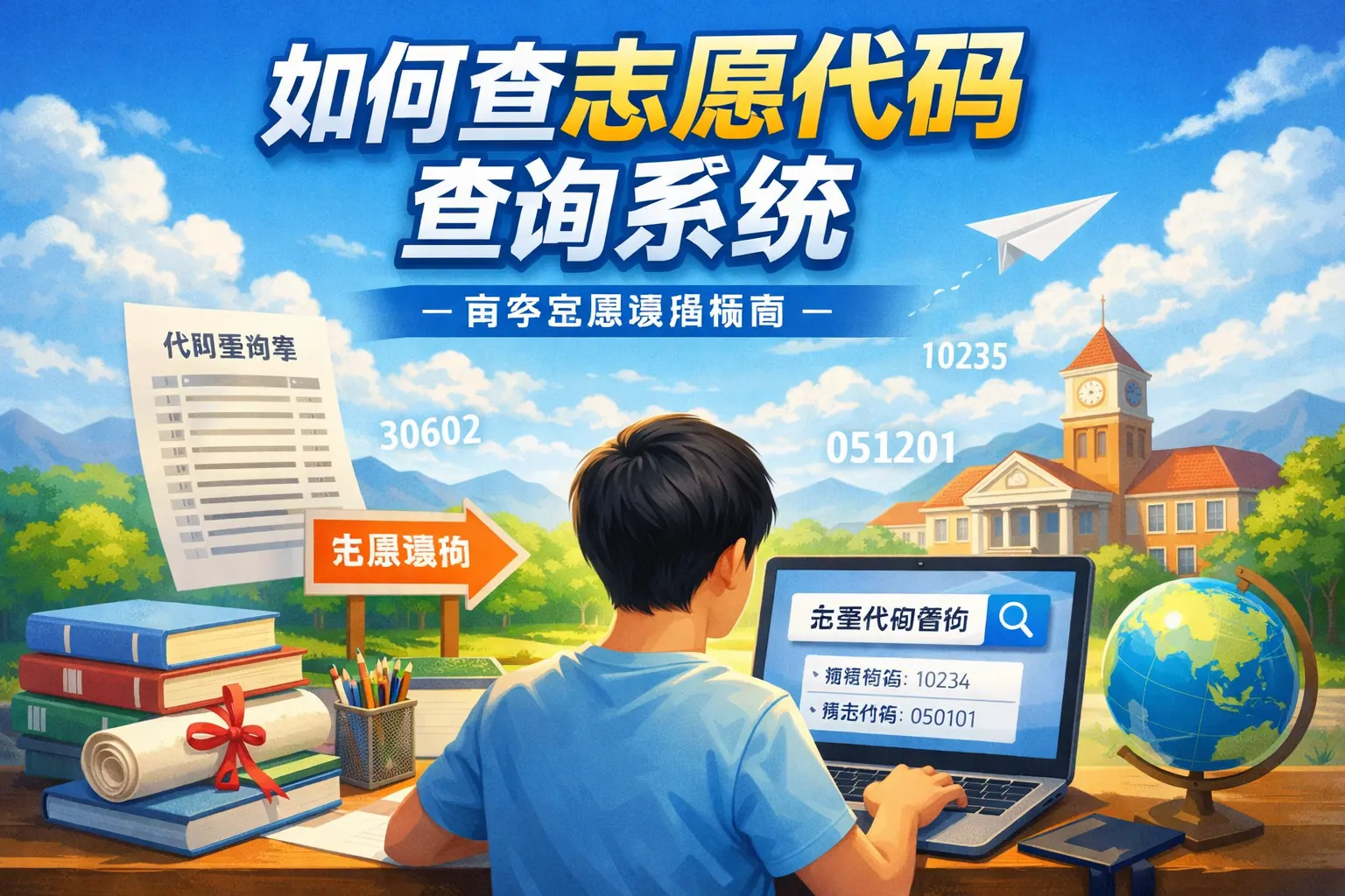 如何查志愿代码查询系统