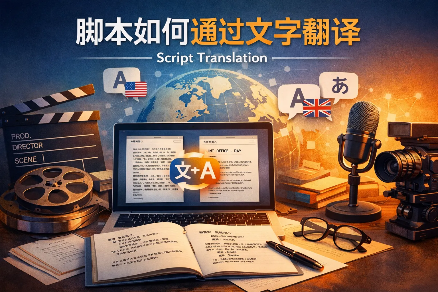 脚本如何通过文字翻译