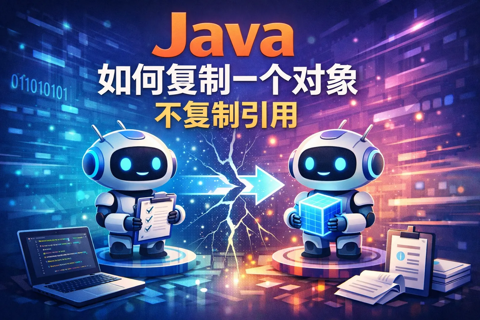 java如何复制一个对象 不复制引用