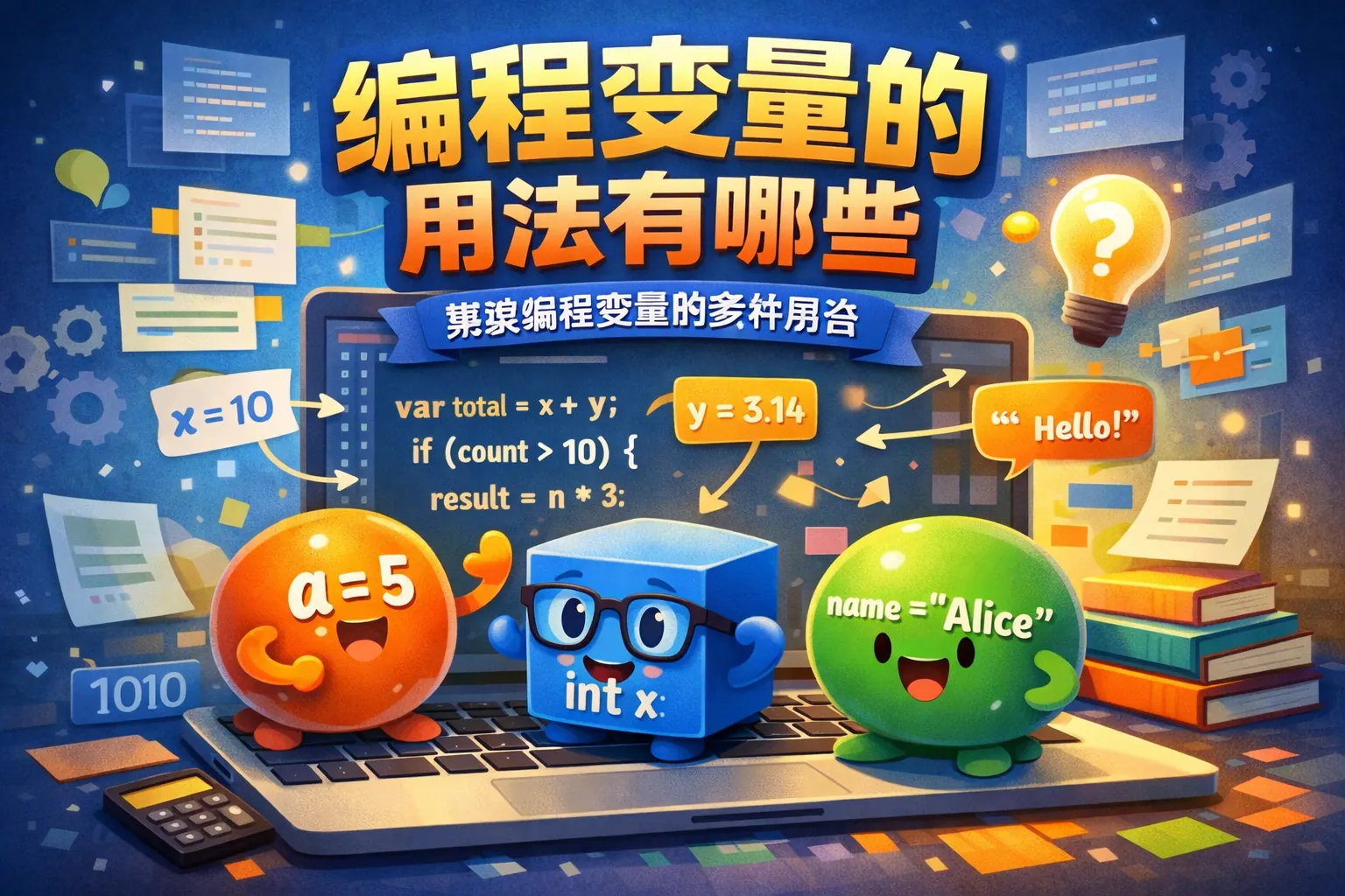 编程变量的用法有哪些