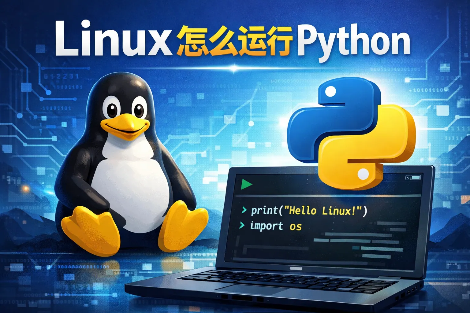 linux怎么运行python