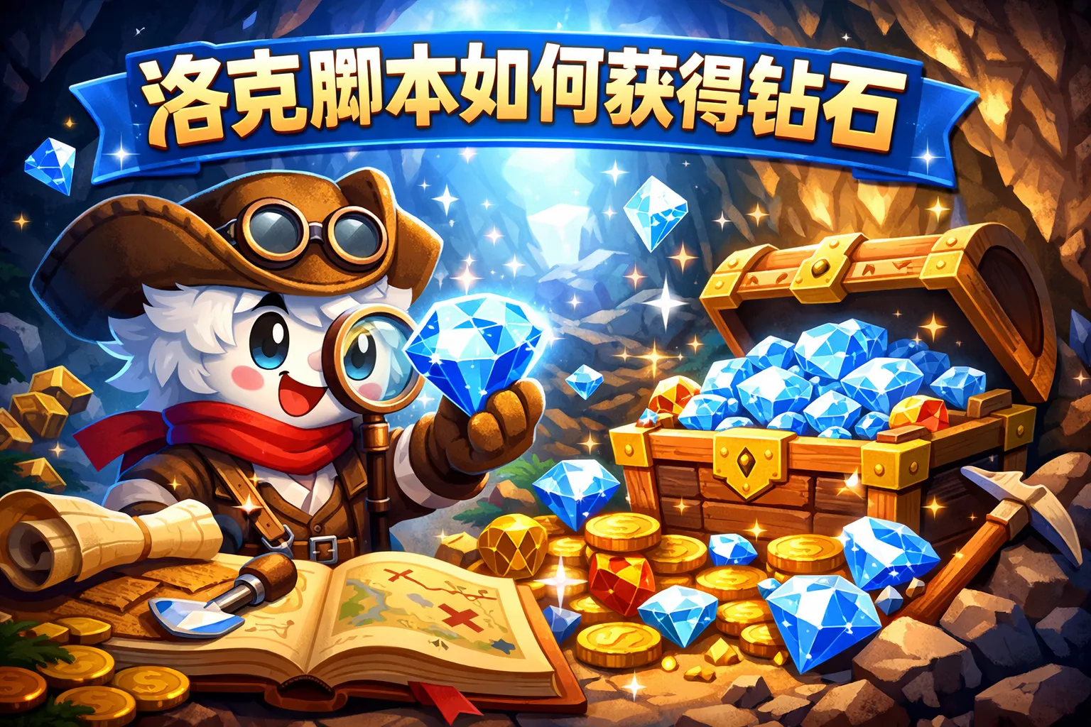 洛克脚本如何获得钻石