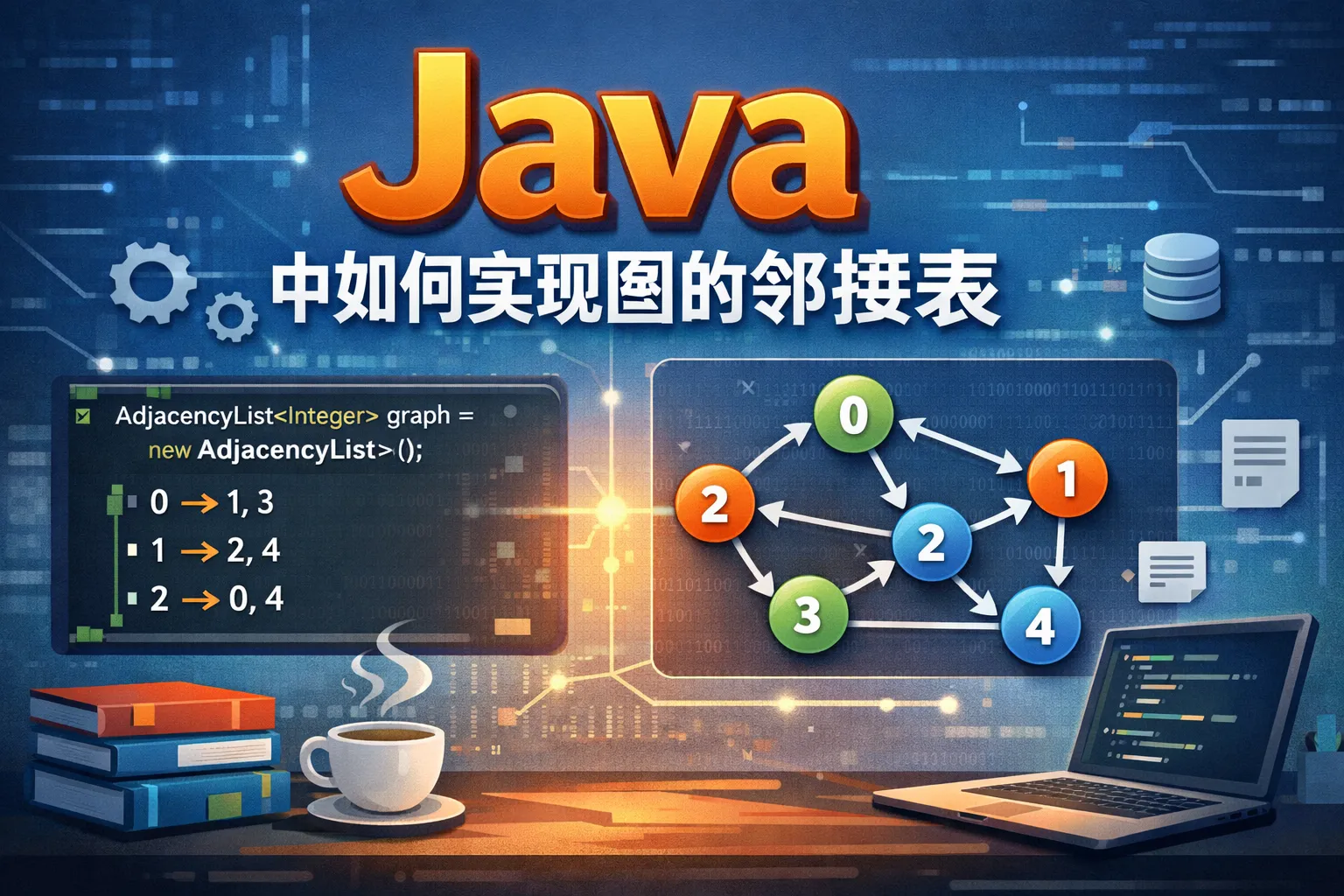 java中如何实现图的邻接表
