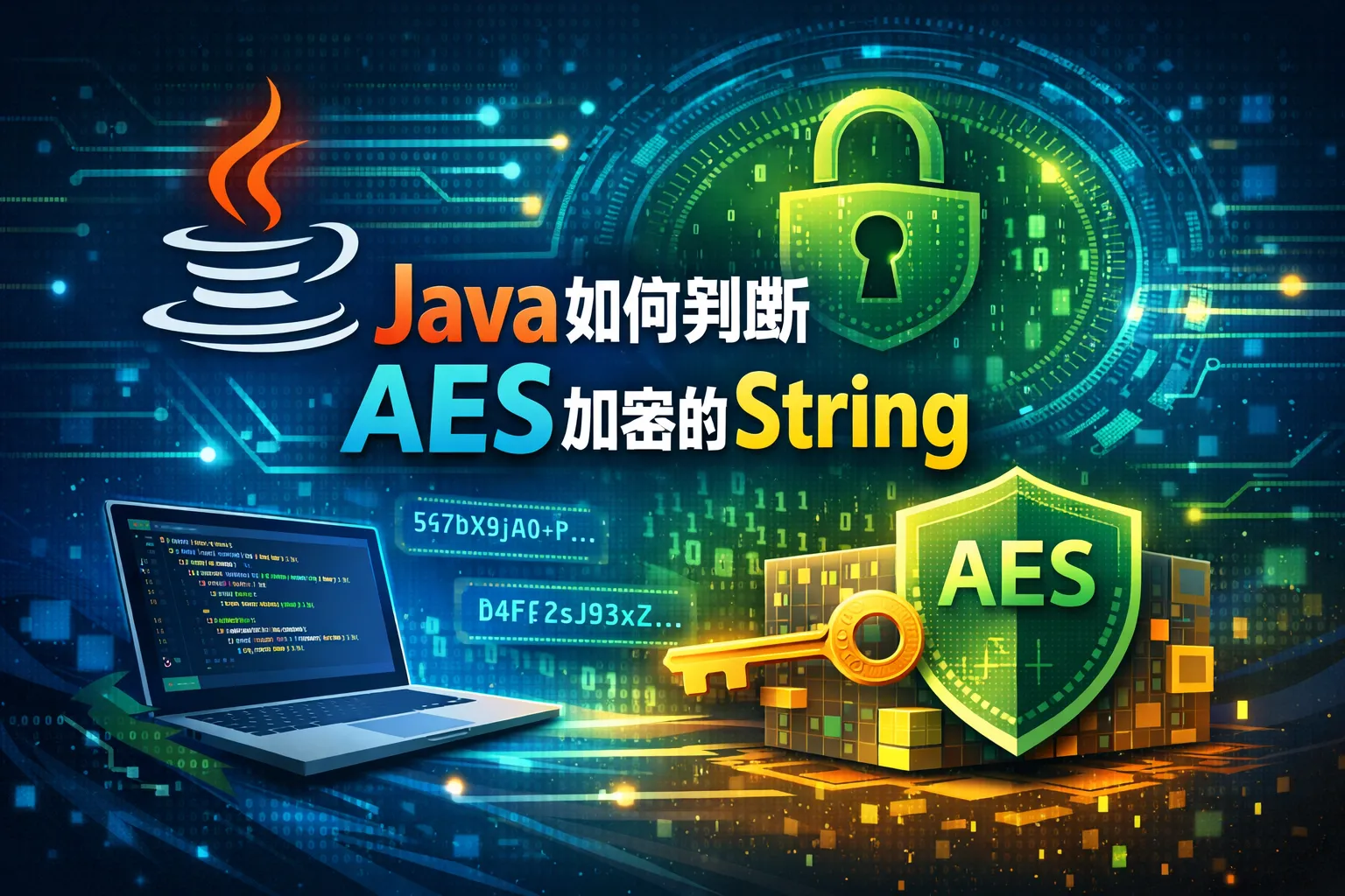 java如何判断aes加密的string
