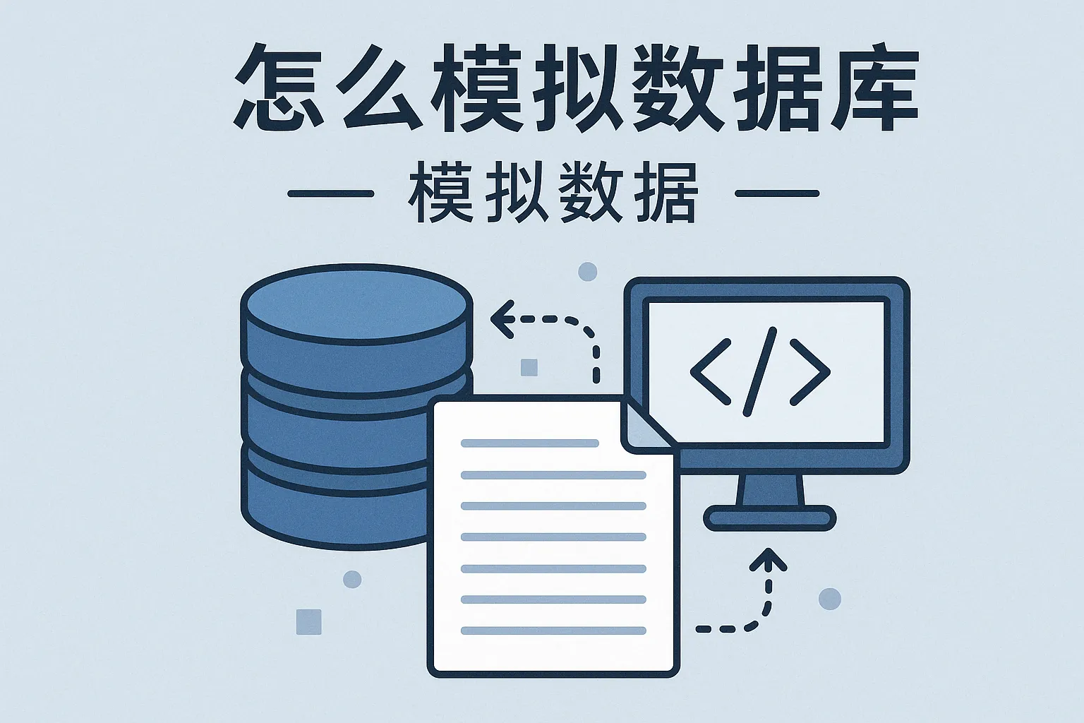 怎么模拟数据库