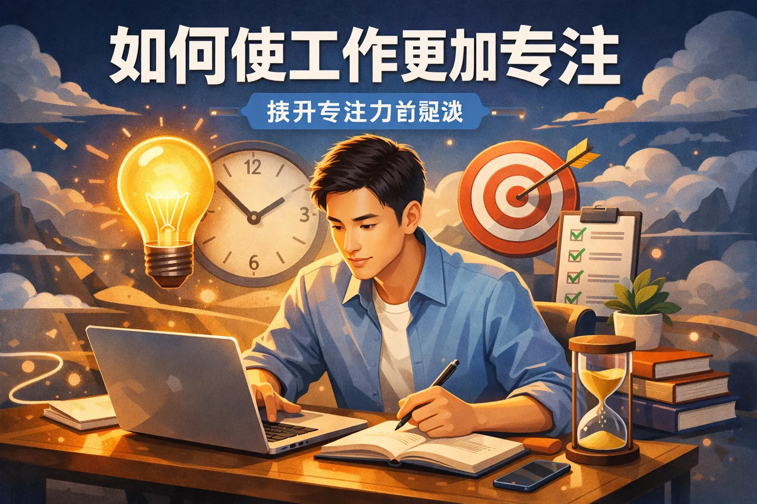 如何使工作更加专注