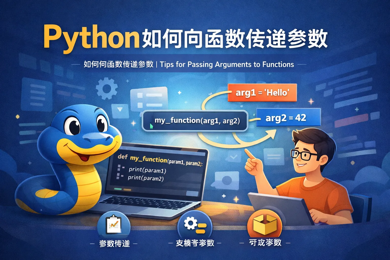 python如何向函数传递参数