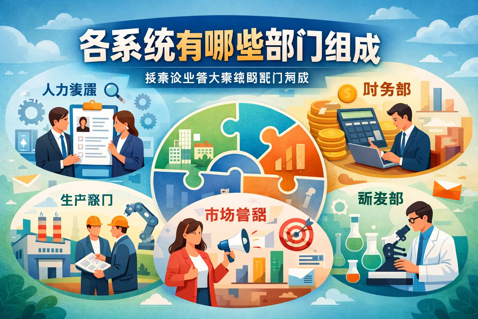 各系统有哪些部门组成