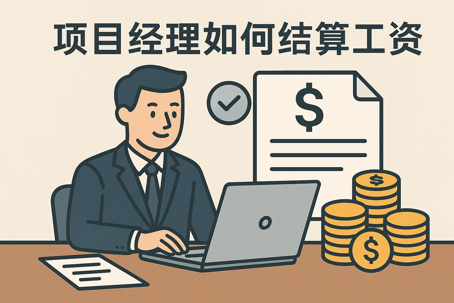 项目经理如何结算工资的