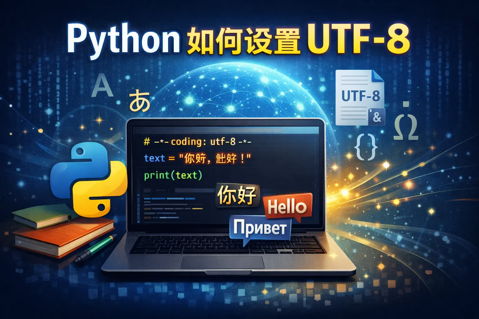 python如何设置utf