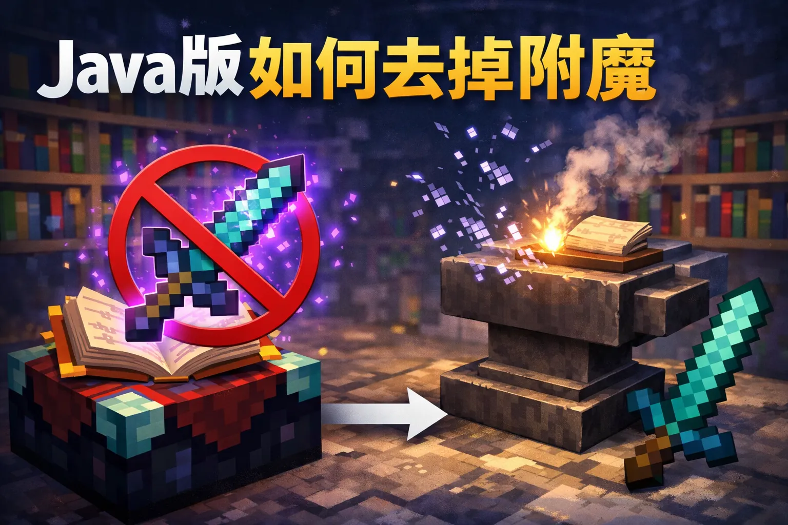 java版如何去掉附魔