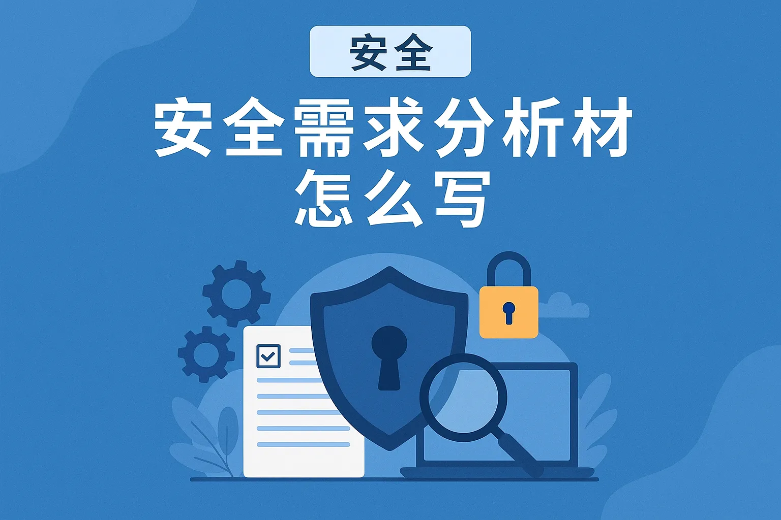 安全需求分析材料怎么写