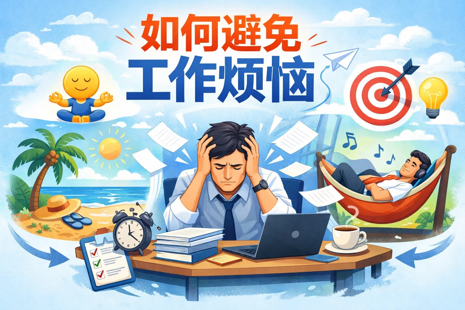 如何避免工作烦恼