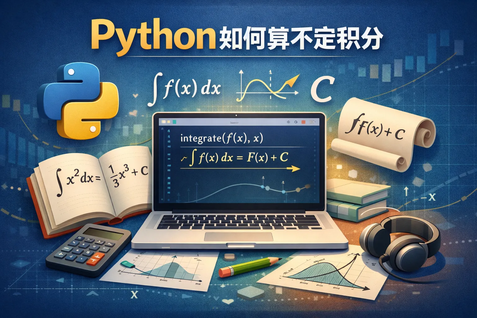 python如何算不定积分