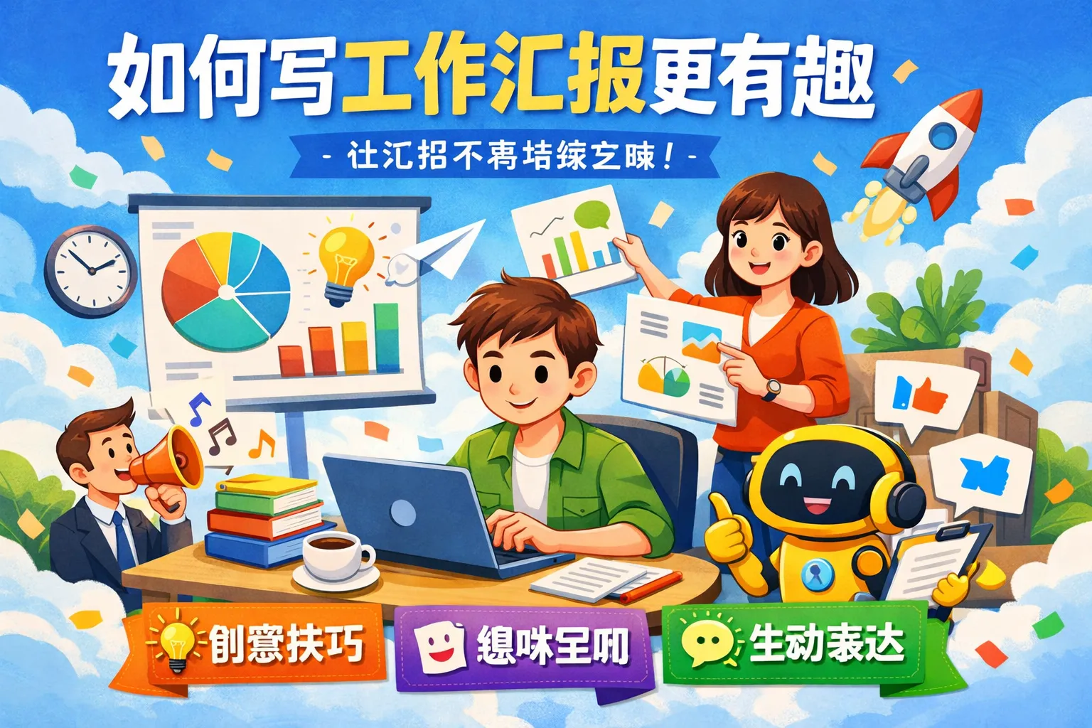 如何写工作汇报更有趣