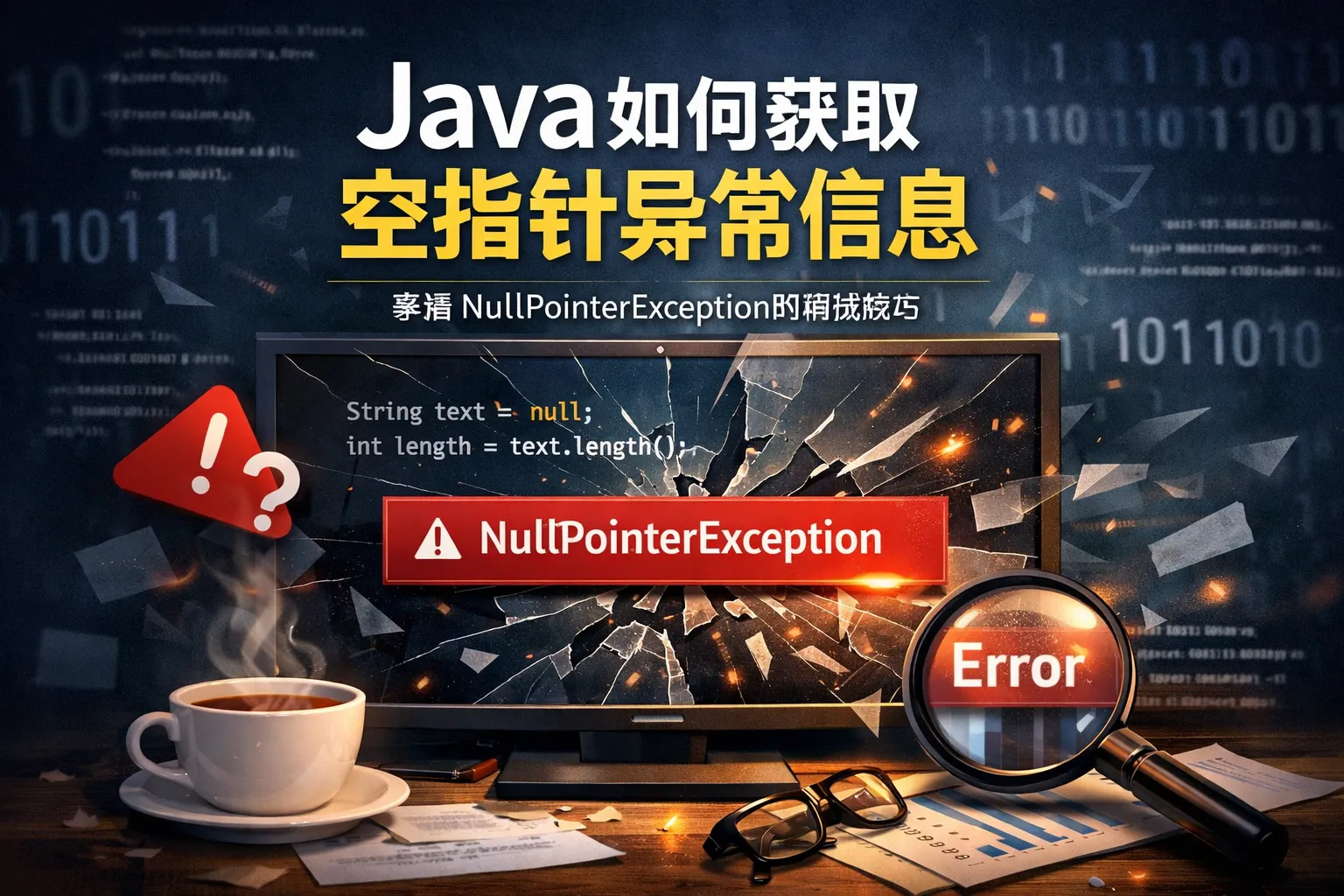 java如何获取空指针异常信息