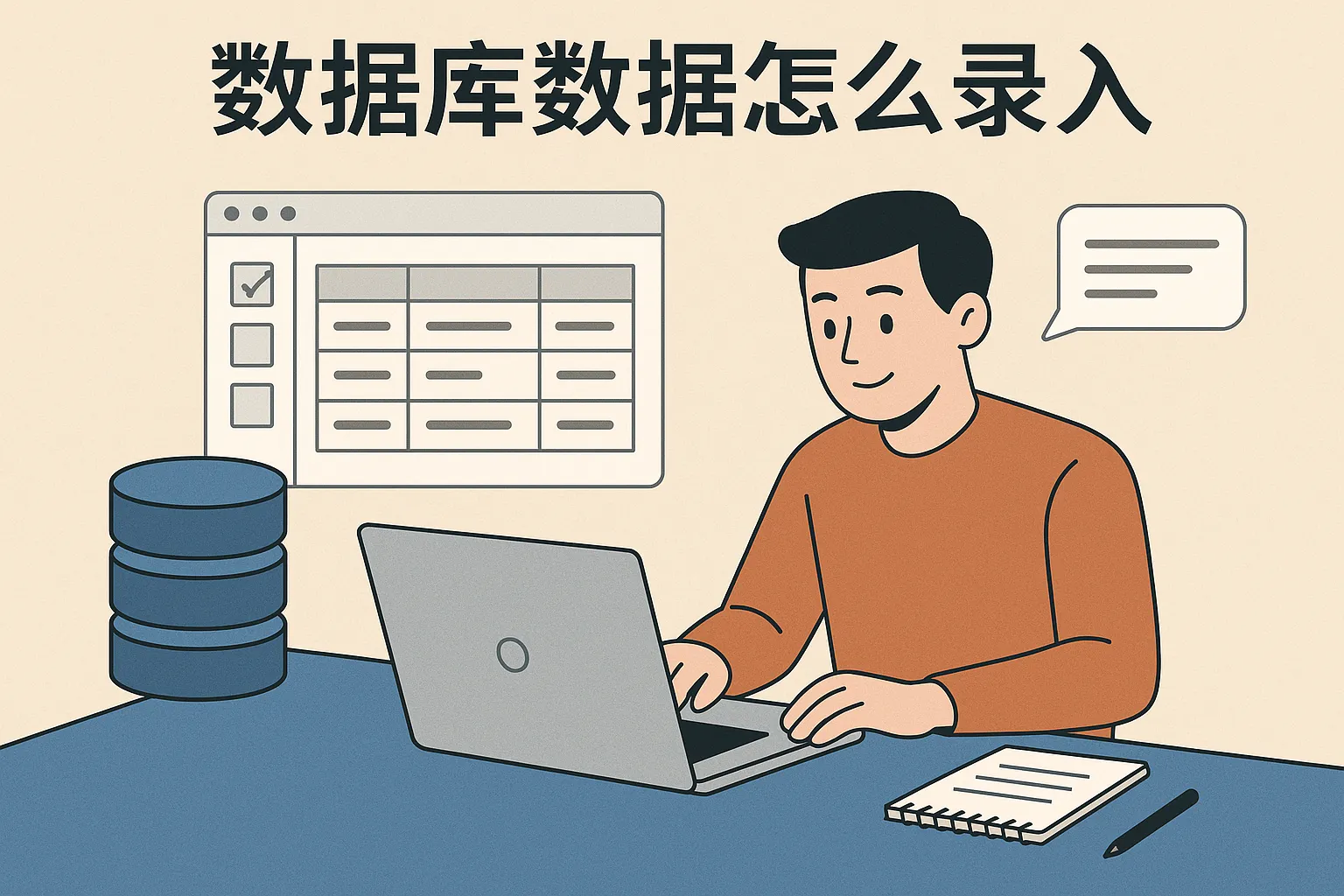 数据库怎么数据录入