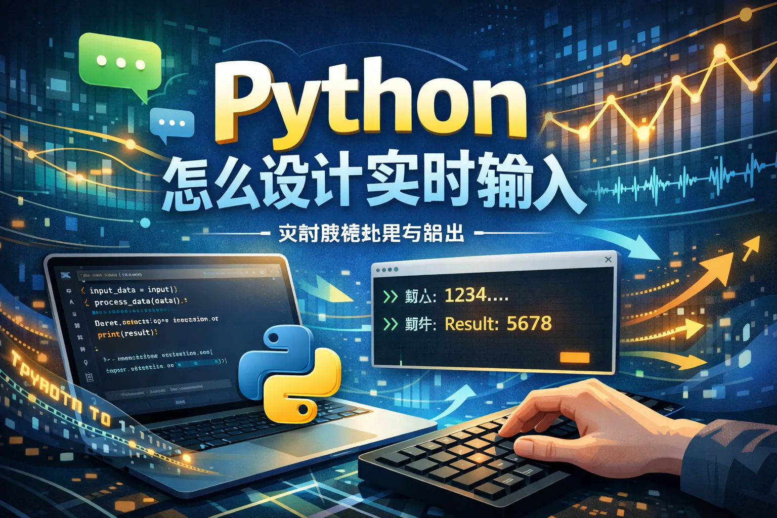 python怎么设计实时输入