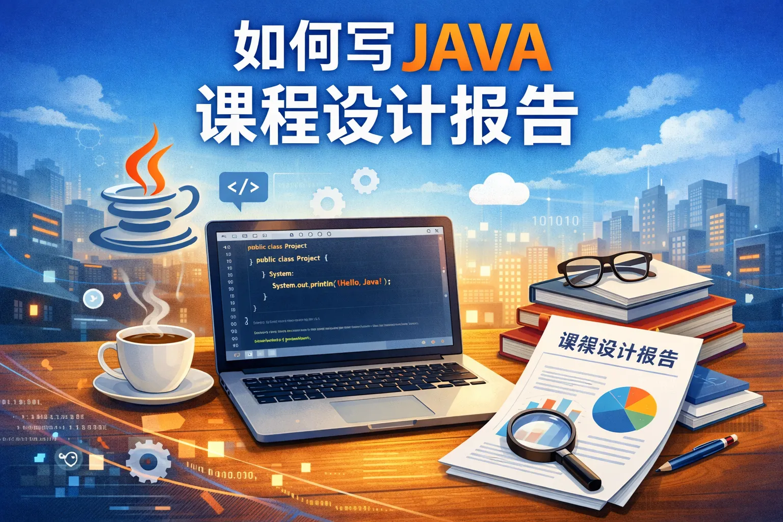 如何写JAVA课程设计报告