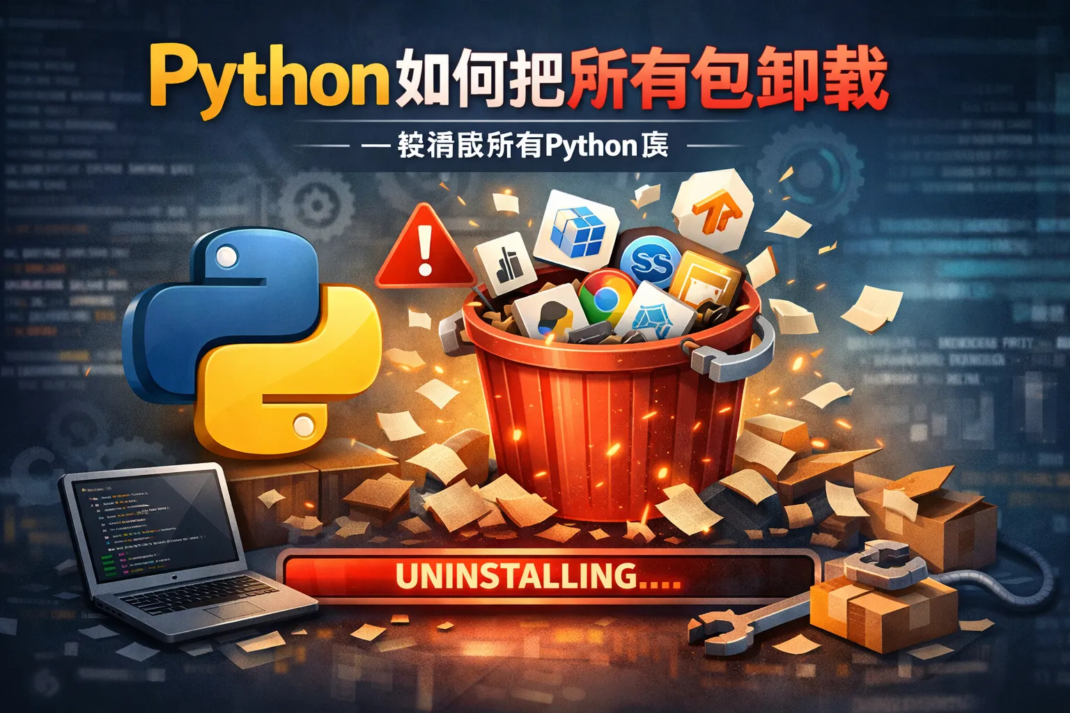 python如何把所有包卸载