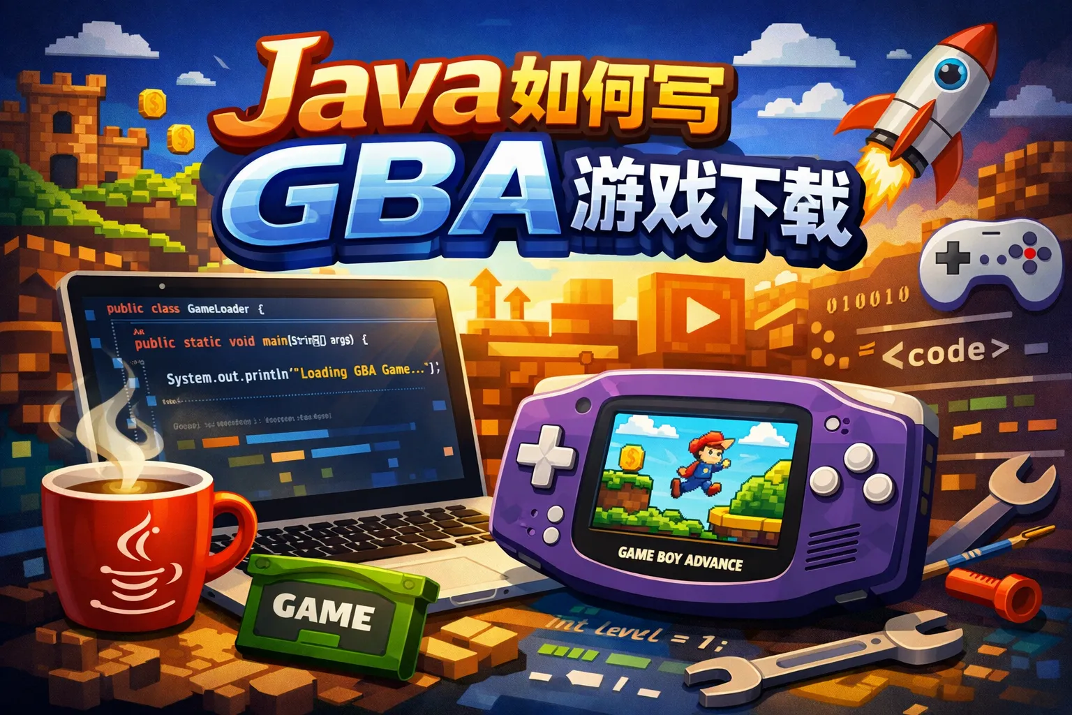 java如何写gba游戏下载