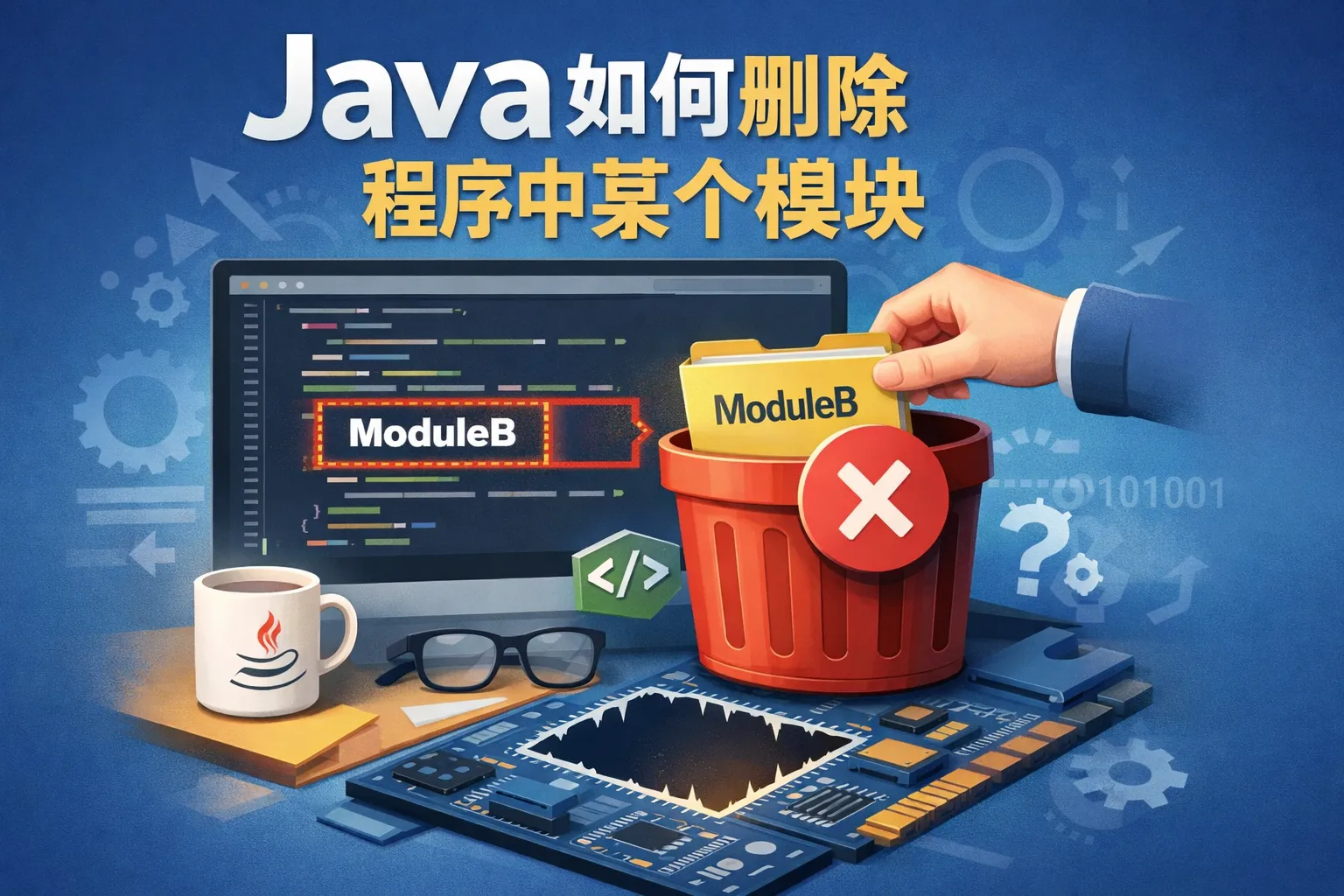 java如何删除程序中某个模块