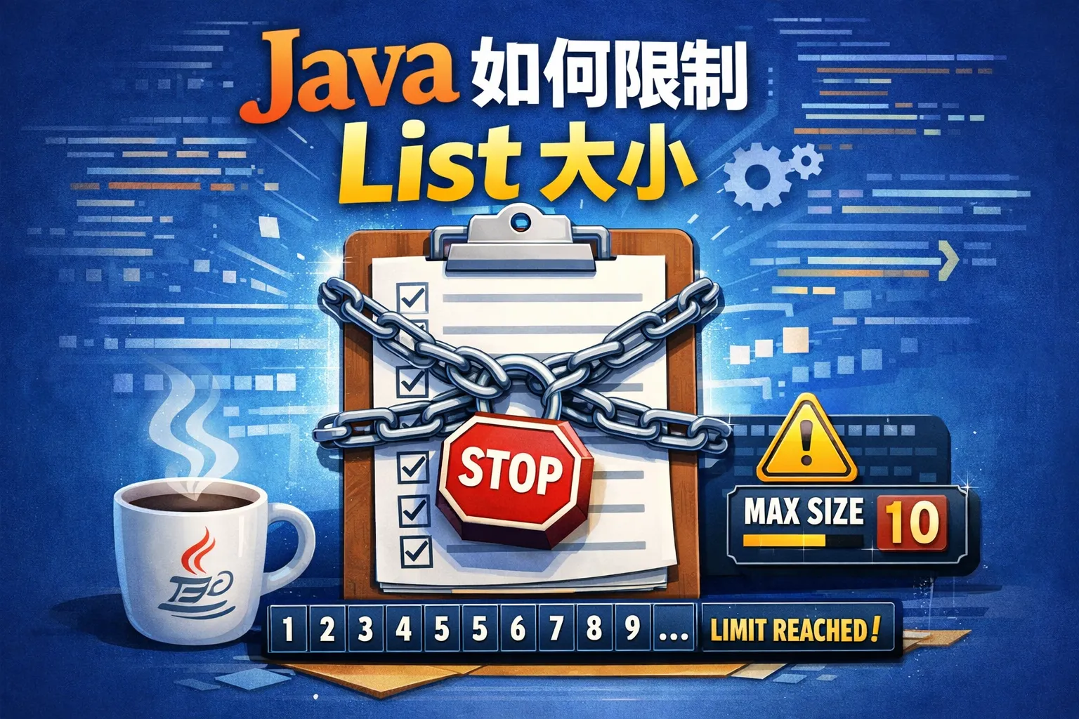 java 如何限制list大小