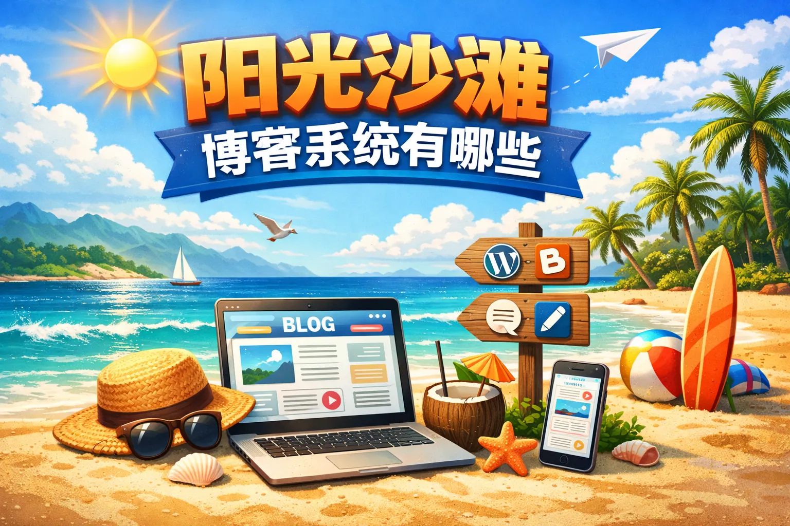 阳光沙滩博客系统有哪些