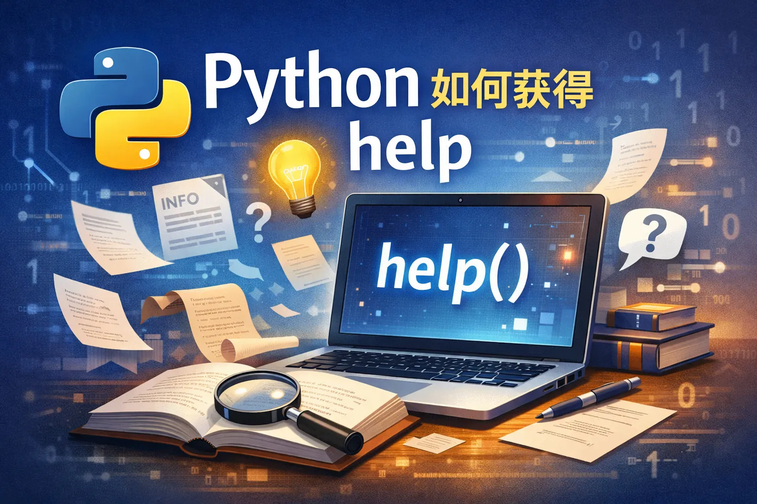 python 如何获得help