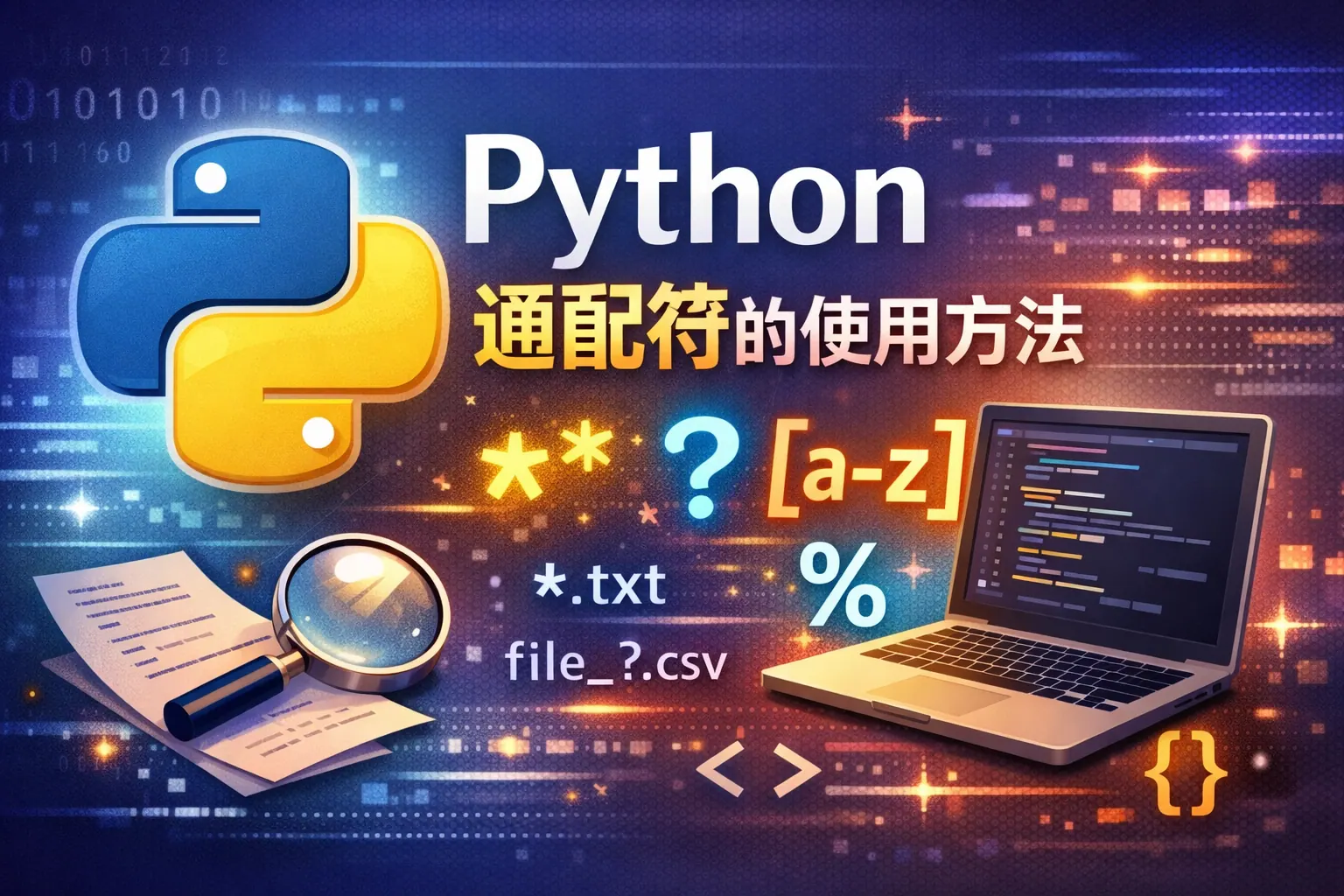 python 通配符的使用方法