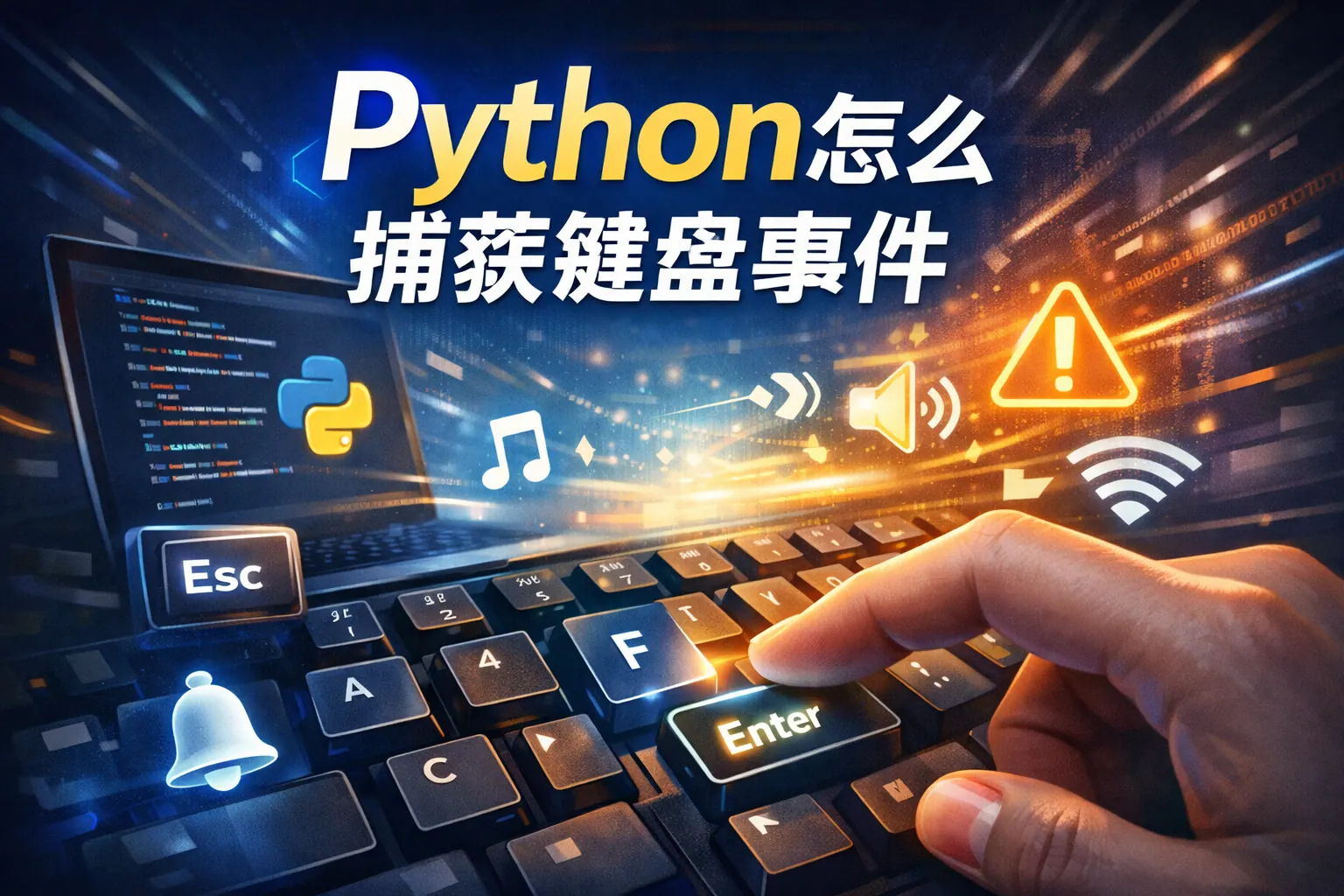 python怎么捕获键盘事件