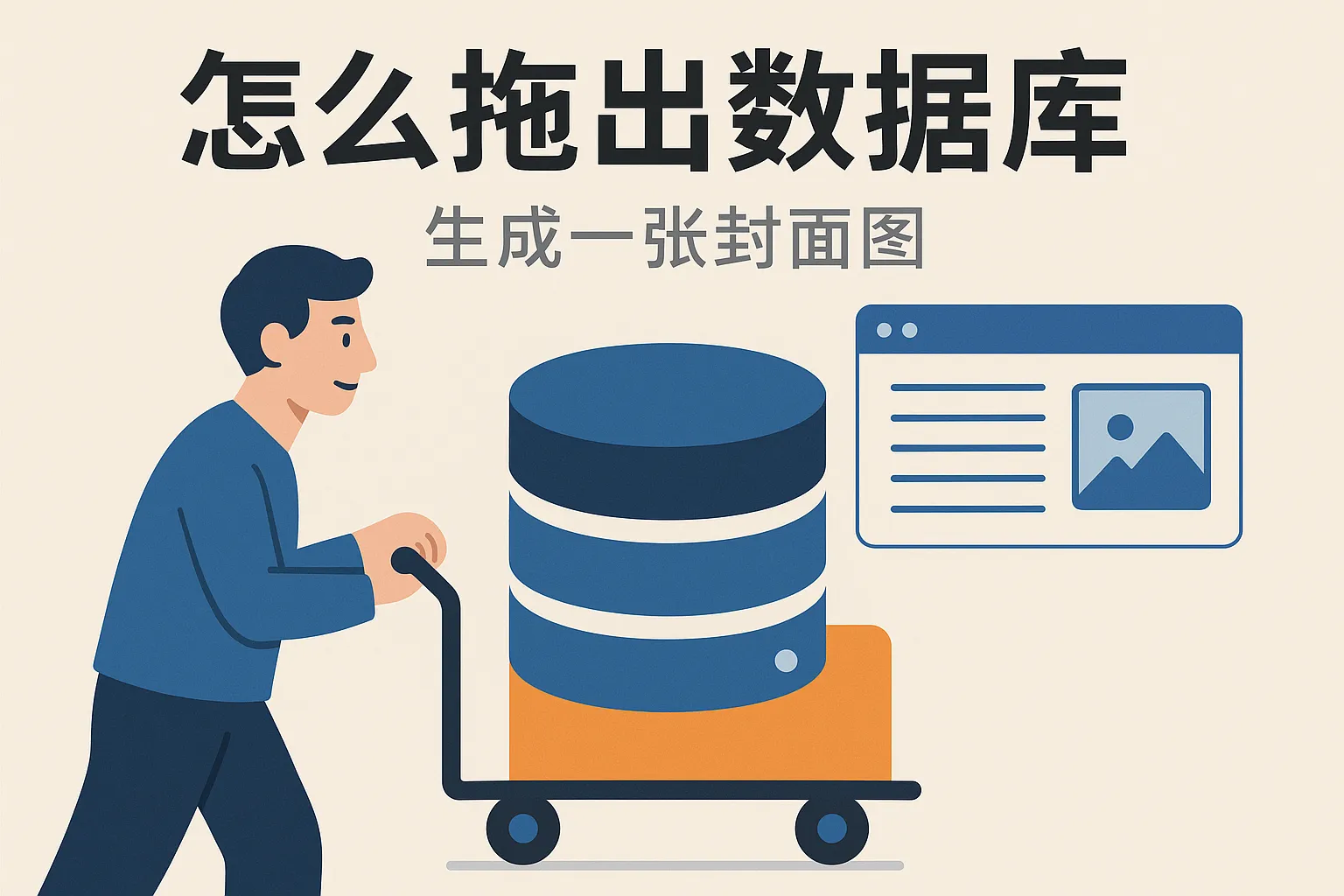 怎么拖出数据库