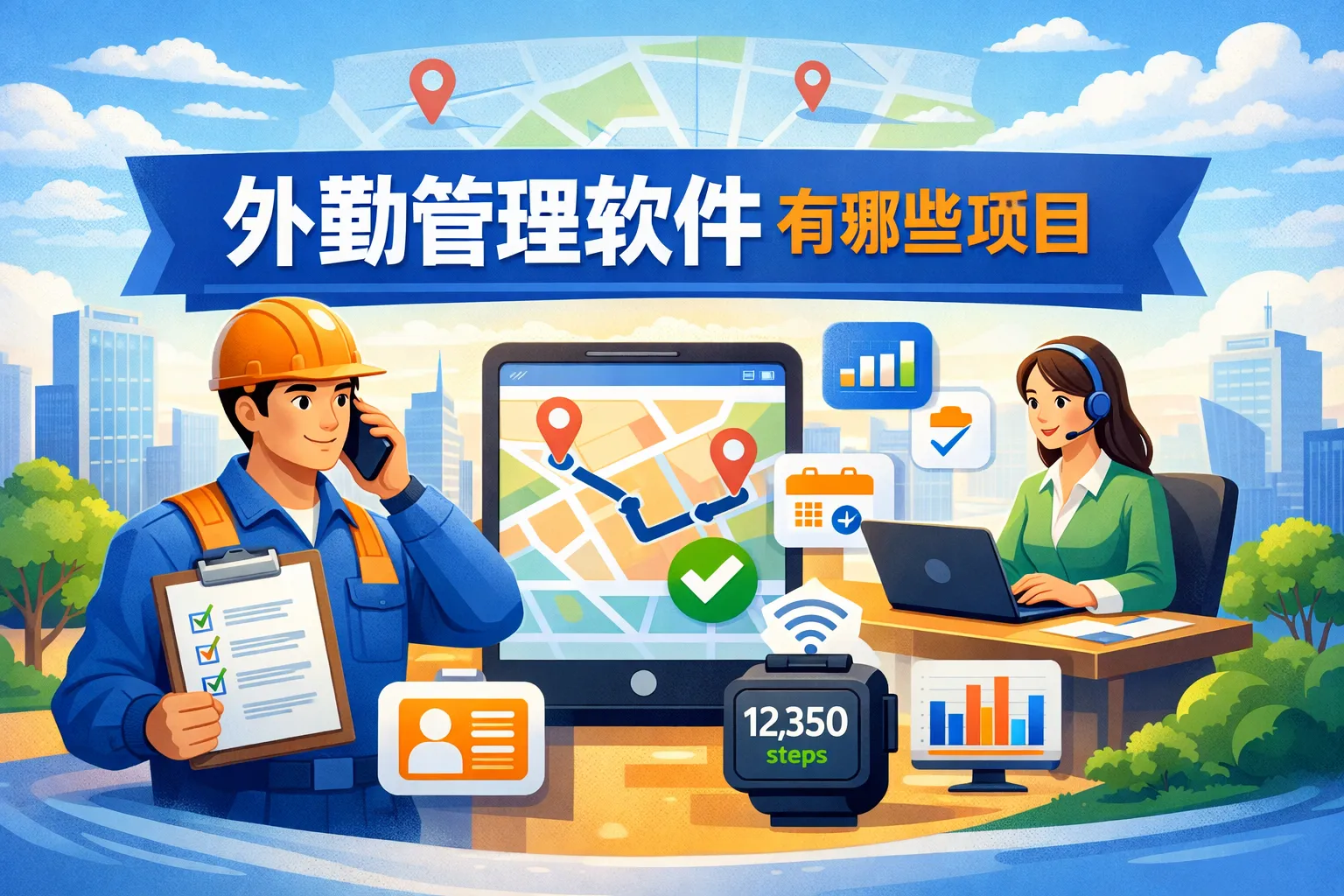 外勤管理软件有哪些项目