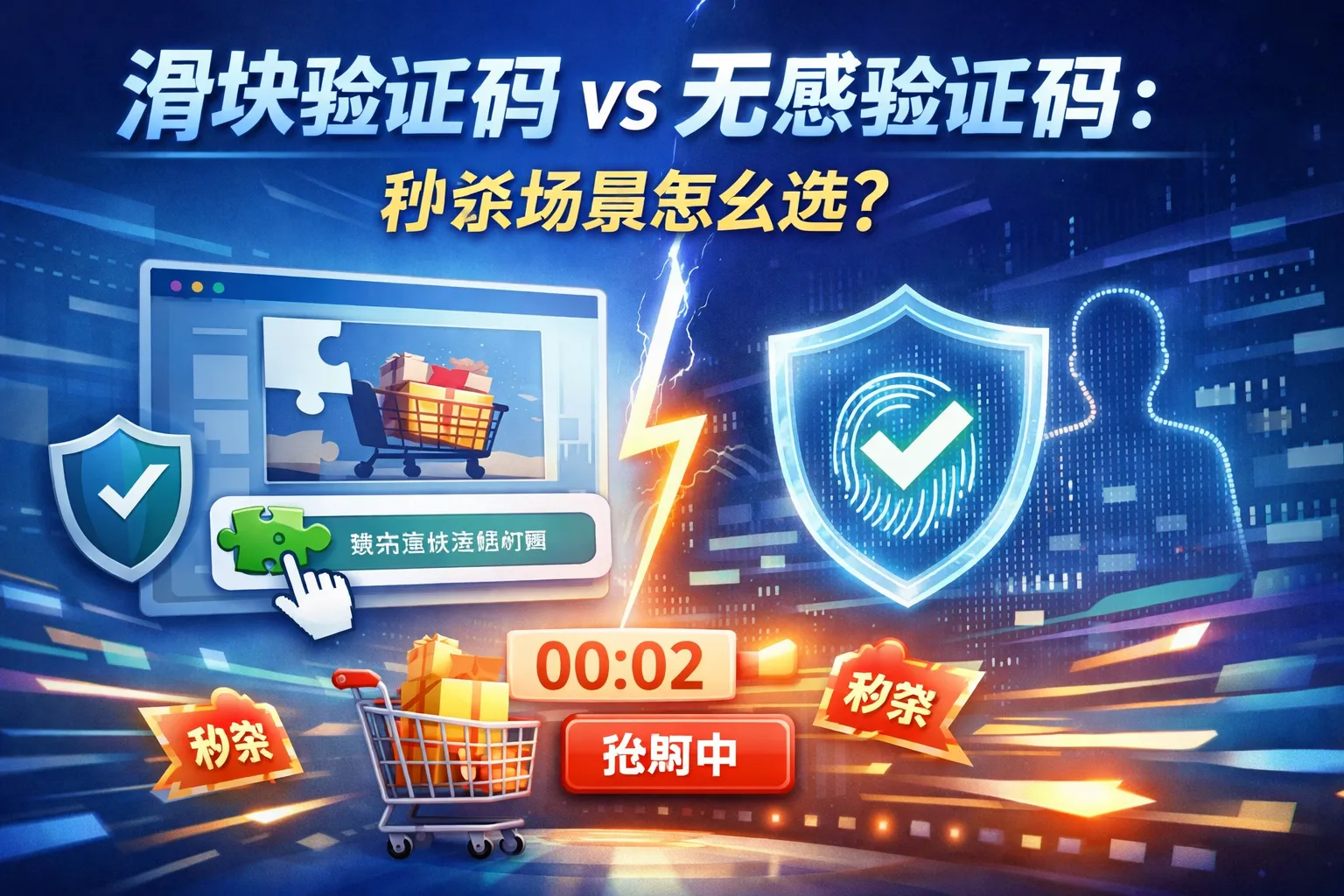 滑块验证码vs无感验证码:秒杀场景怎么选?