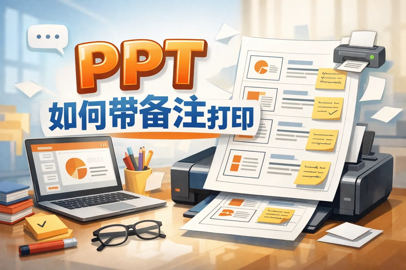 ppt如何带备注打印