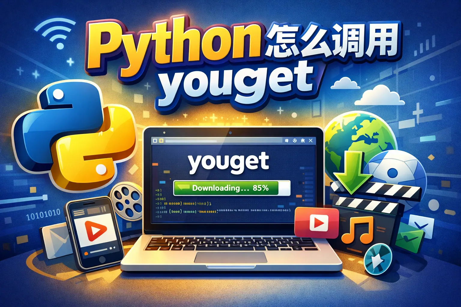 Python怎么调用youget