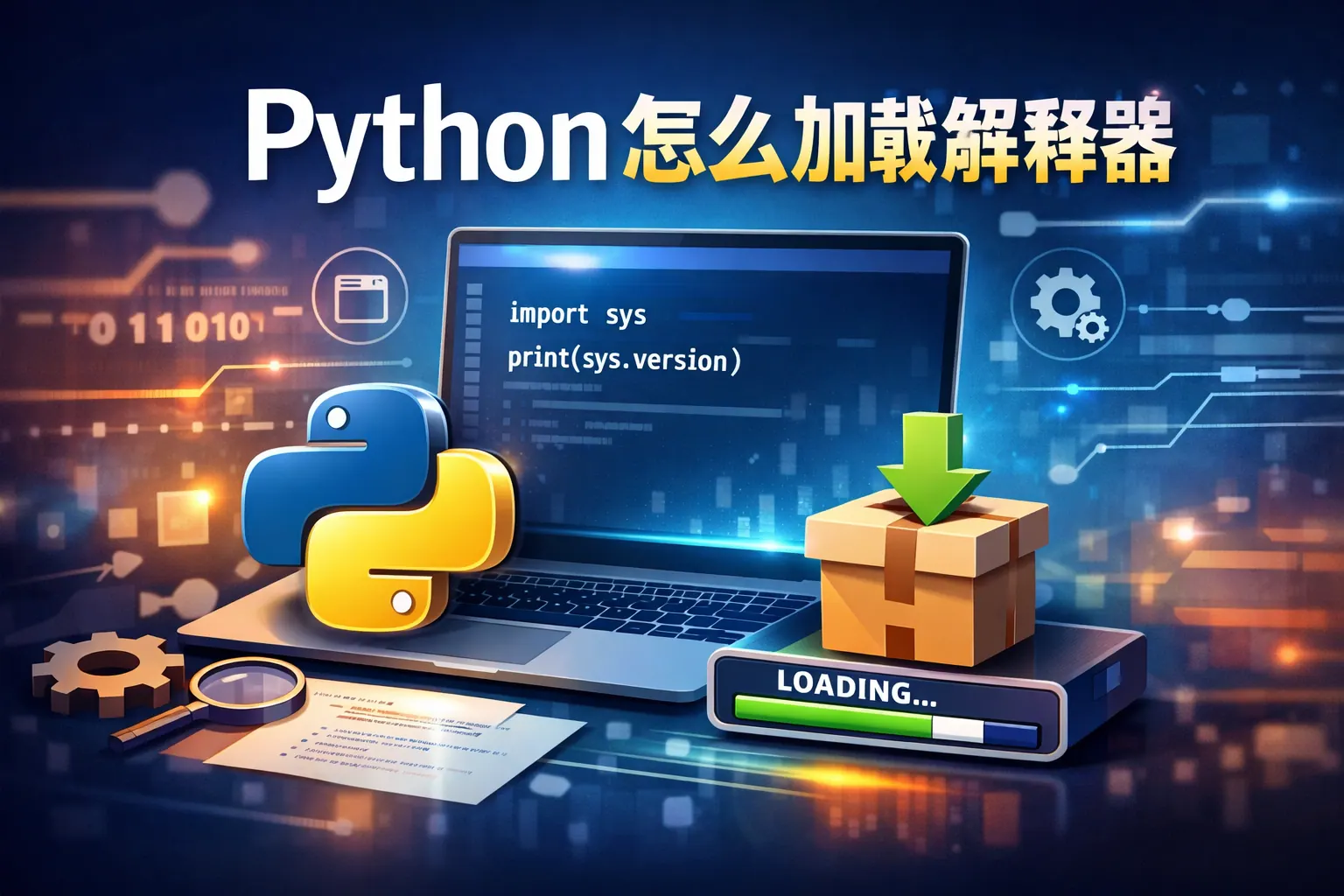 python怎么加载解释器