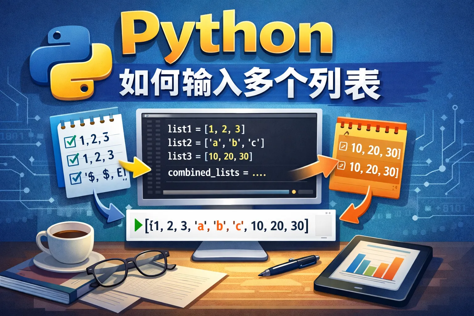 python如何输入多个列表