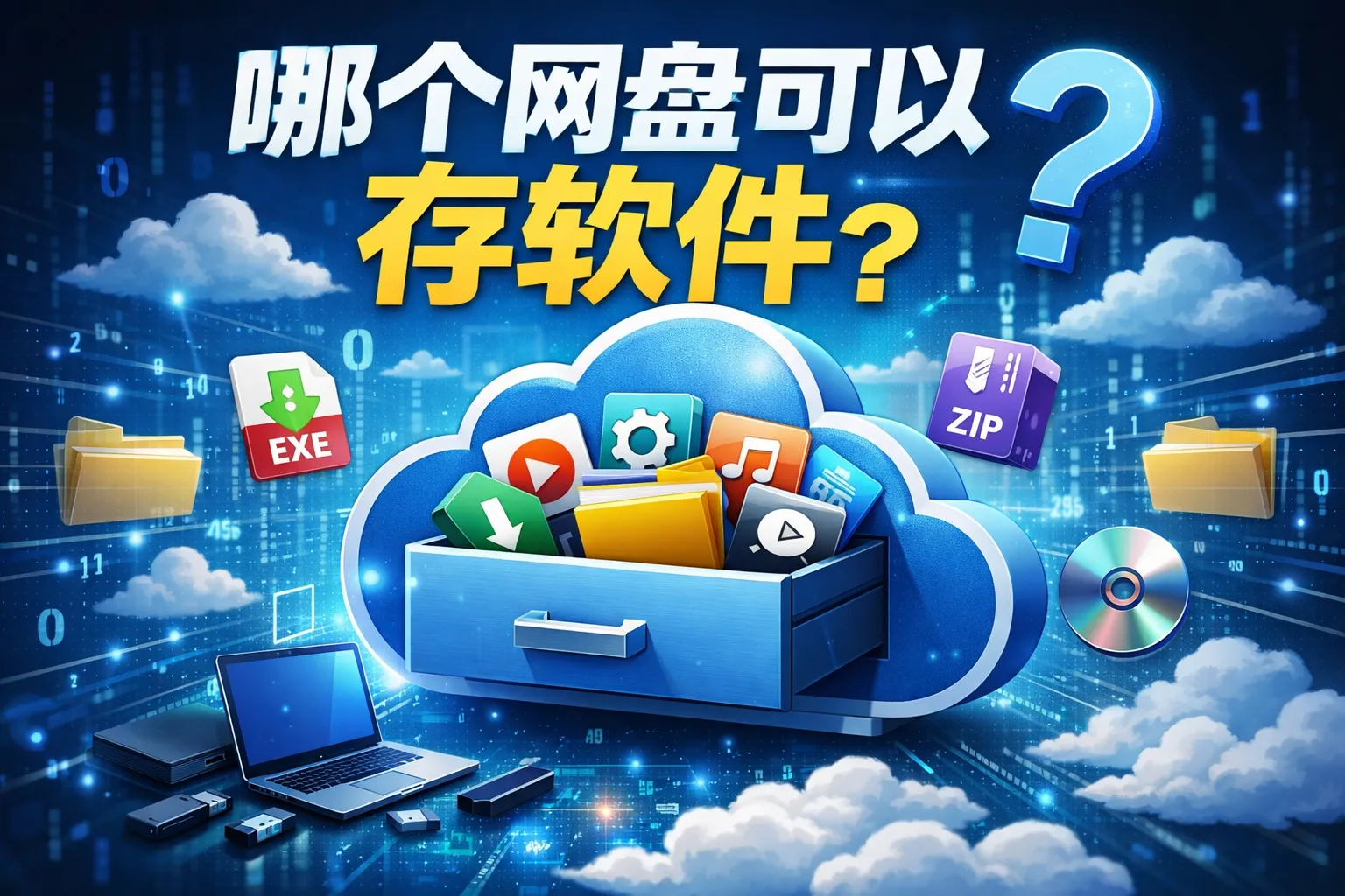 哪个网盘可以存软件