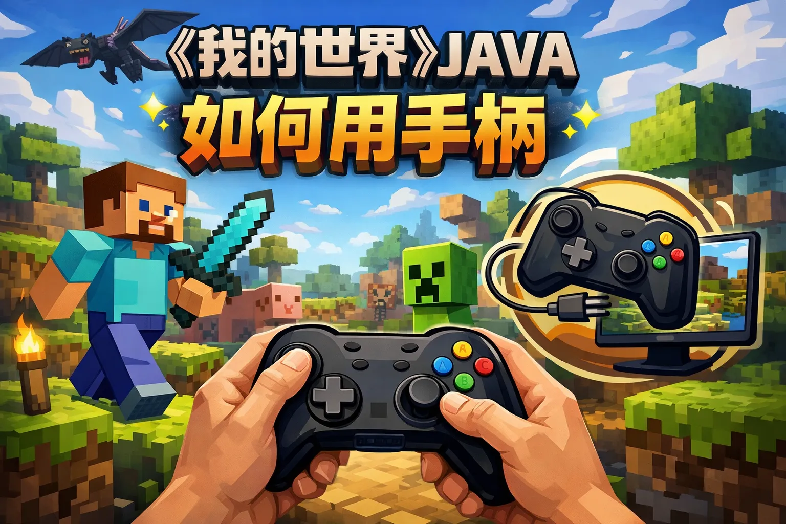 我的世界java如何用手柄