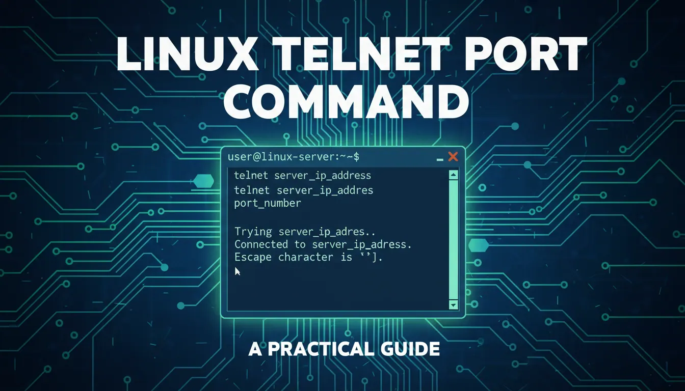 Telnet Help Linux linux如何telnet端口命令