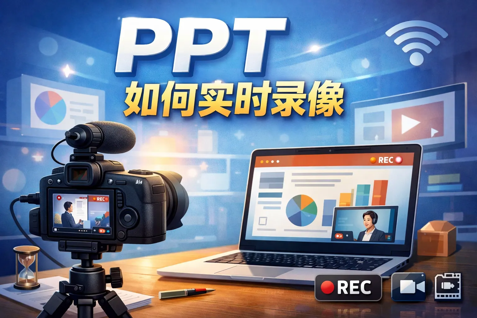 ppt如何实时录像