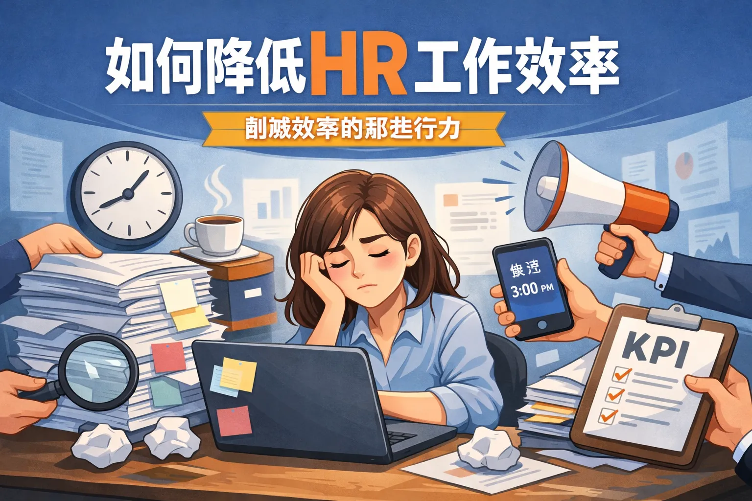 如何降低hr工作效率