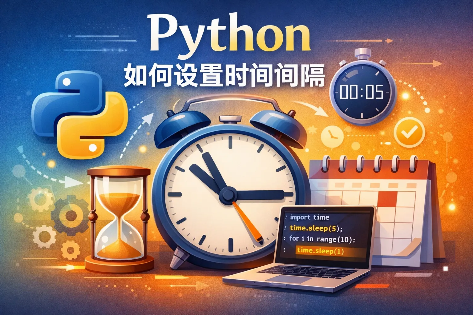 python如何设置时间间隔