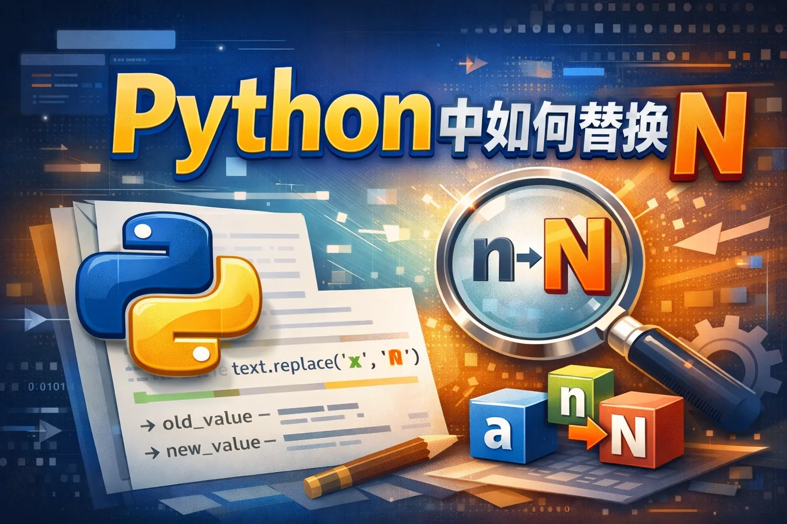 python中如何替换 n