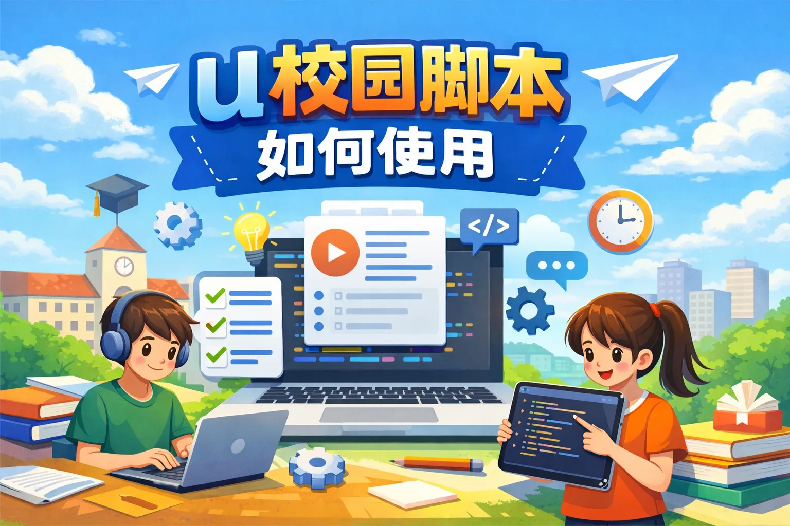 u校园脚本如何使用